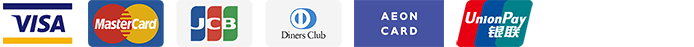 ご利用可能なクレジットカード